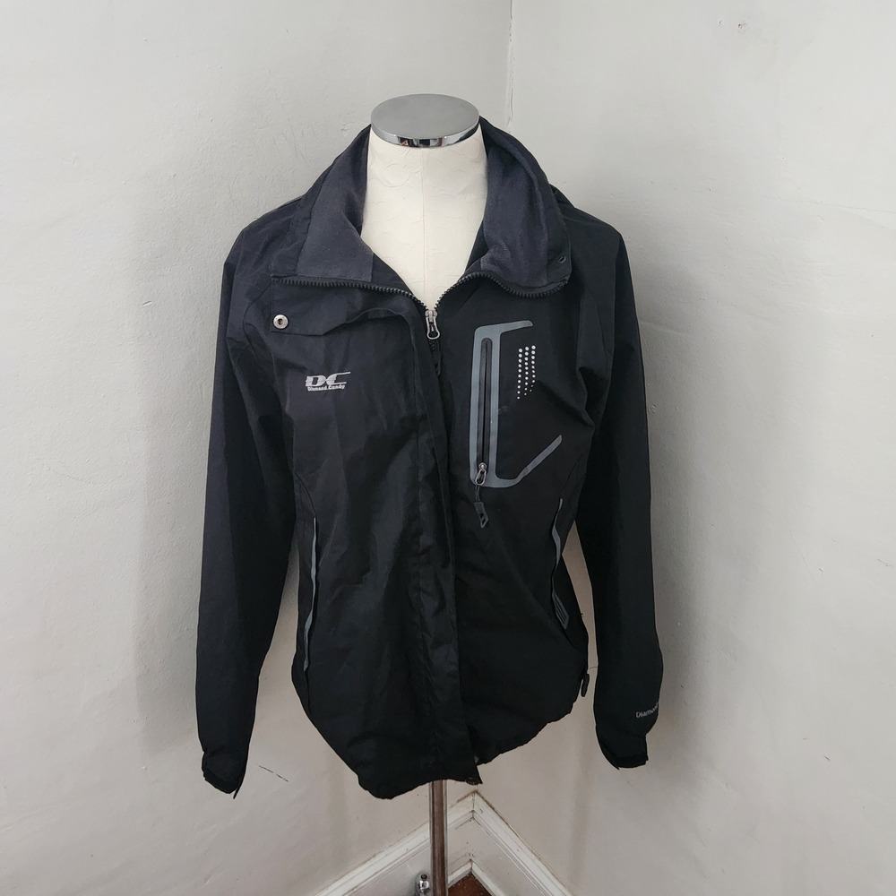 Diamond‎ Candy Womens Black Hooded Jacket Lightweight Outdoor Adventure Size L